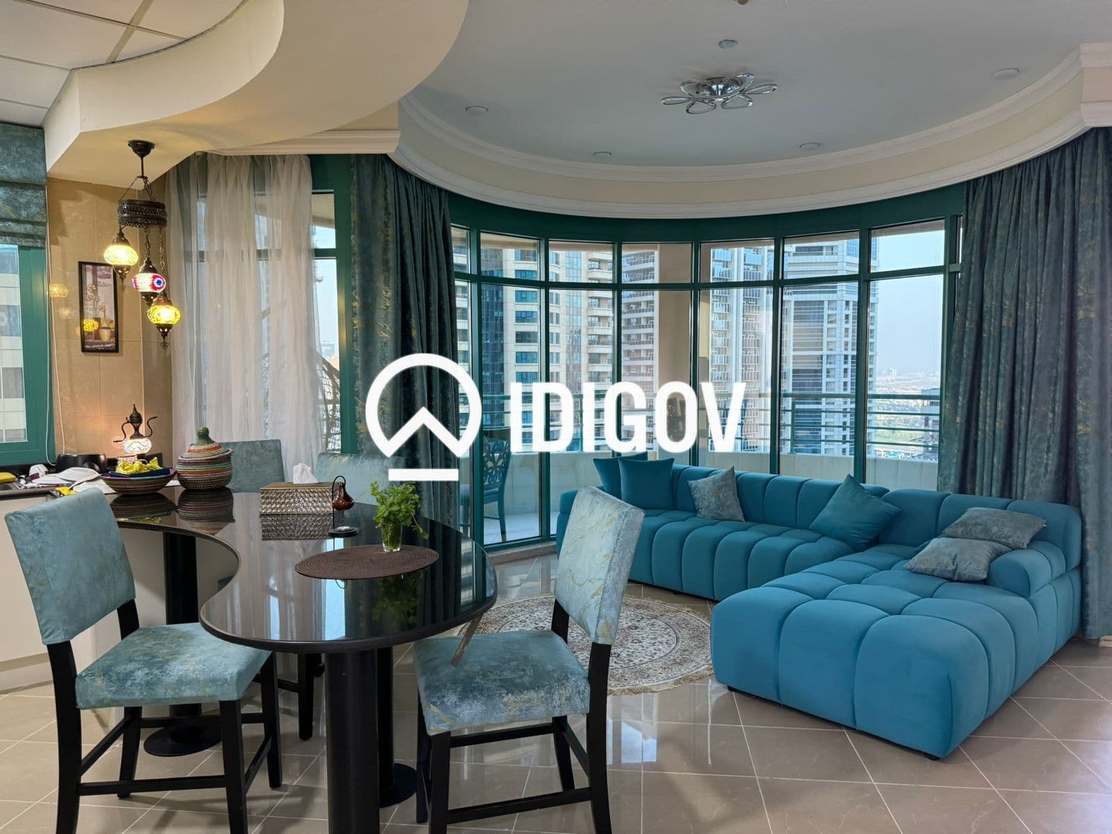 Furnished 2BR | Water View | Marina Crown